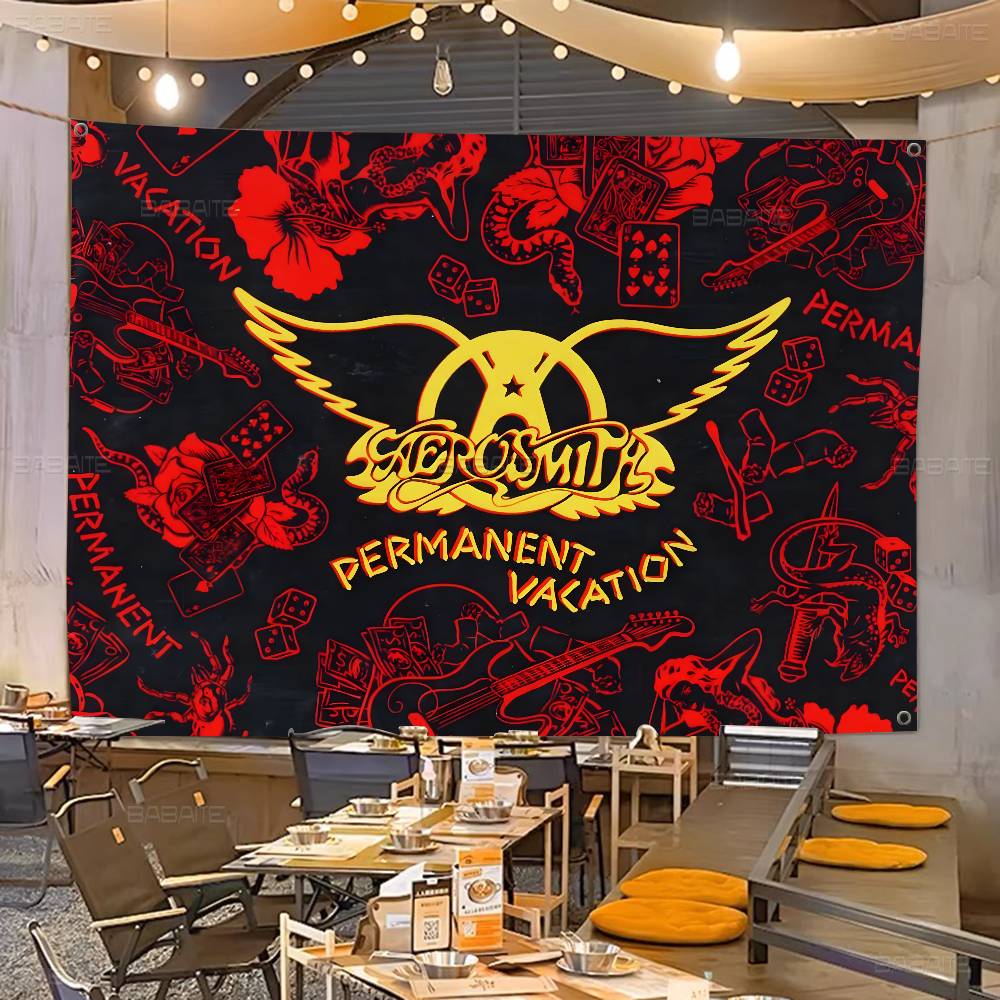 Commercial Printing Companies - Klasyczny zespół rockowy A-Aerosmith, zaawansowany druk,