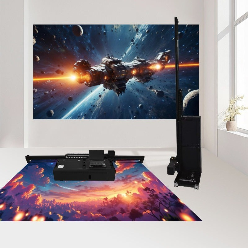 Commercial Wall Printing Machine - Uniwersalna maszyna do druku UV na