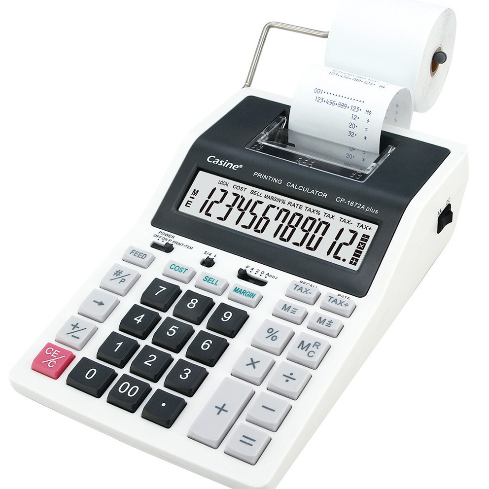 Commercial Printing Calculator - Kalkulator finansowy do biura, druk monochromatyczny,
