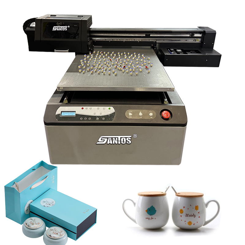 Commercial Uv Printing Machine - Płaska maszyna drukarska UV 60*90cm drukarka