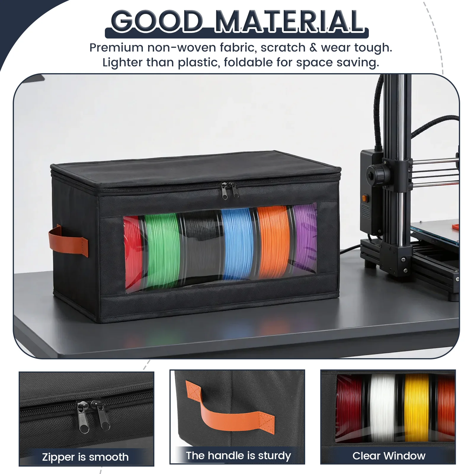 4 szt. Pojemniki na filament o – Commercial Fabric Printing Machine recenzja i cena